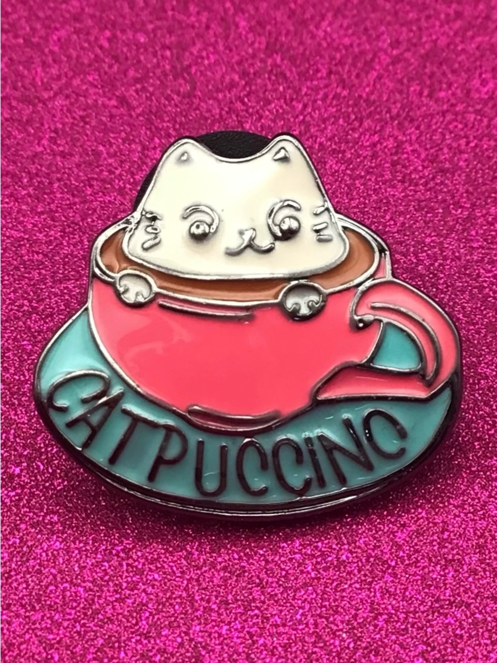 Catpuccino Enamel Pin